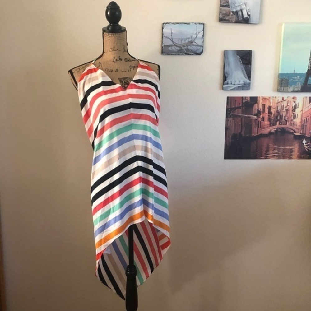 Ann Taylor multi colored striped dress, Sz. S